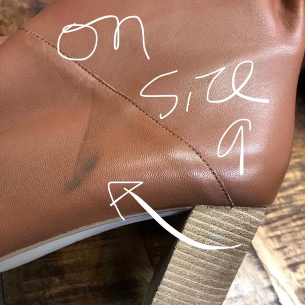 Cole Haan Glenda Stacked Heel Leather Knee Boots - Picture 8 of 8
